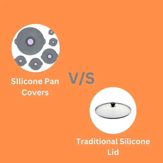 What are the Benefits of Using Silicone Pan Covers over Traditional Lids?