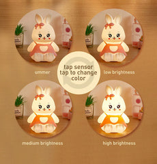 Bunny Silicone Night Light for Kids