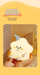 Cute Star LED Silicone Night Light