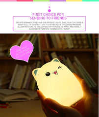 Cute Cat Silicone Night Lights