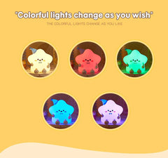 Cute Star LED Silicone Night Light