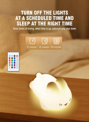 16 Colors Silicone Night Light for Kids