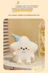 Cute Star LED Silicone Night Light