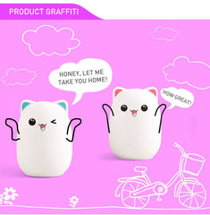 Cute Cat Silicone Night Lights