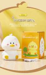 Cute Duck Silicone Lamp for Kids