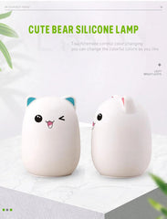 Cute Cat Silicone Night Lights