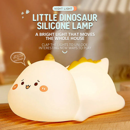 Little Dinosaur Silicone Night Light