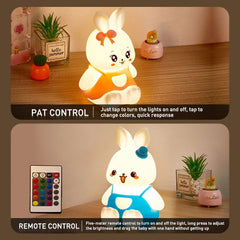 Bunny Silicone Night Light for Kids