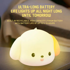 Soft Silicone Night Light - Cute Puppy