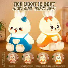 Bunny Silicone Night Light for Kids