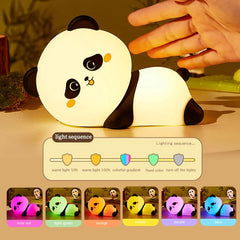 Panda Night Light for Kids Bedroom