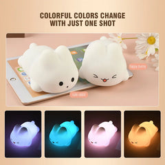 16 Colors Silicone Night Light for Kids