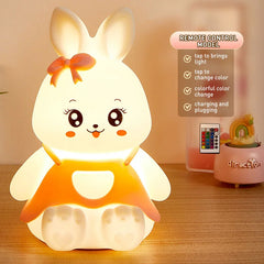 Bunny Silicone Night Light for Kids