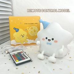 Cute Star LED Silicone Night Light