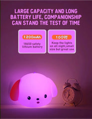 Soft Silicone Night Light - Cute Puppy