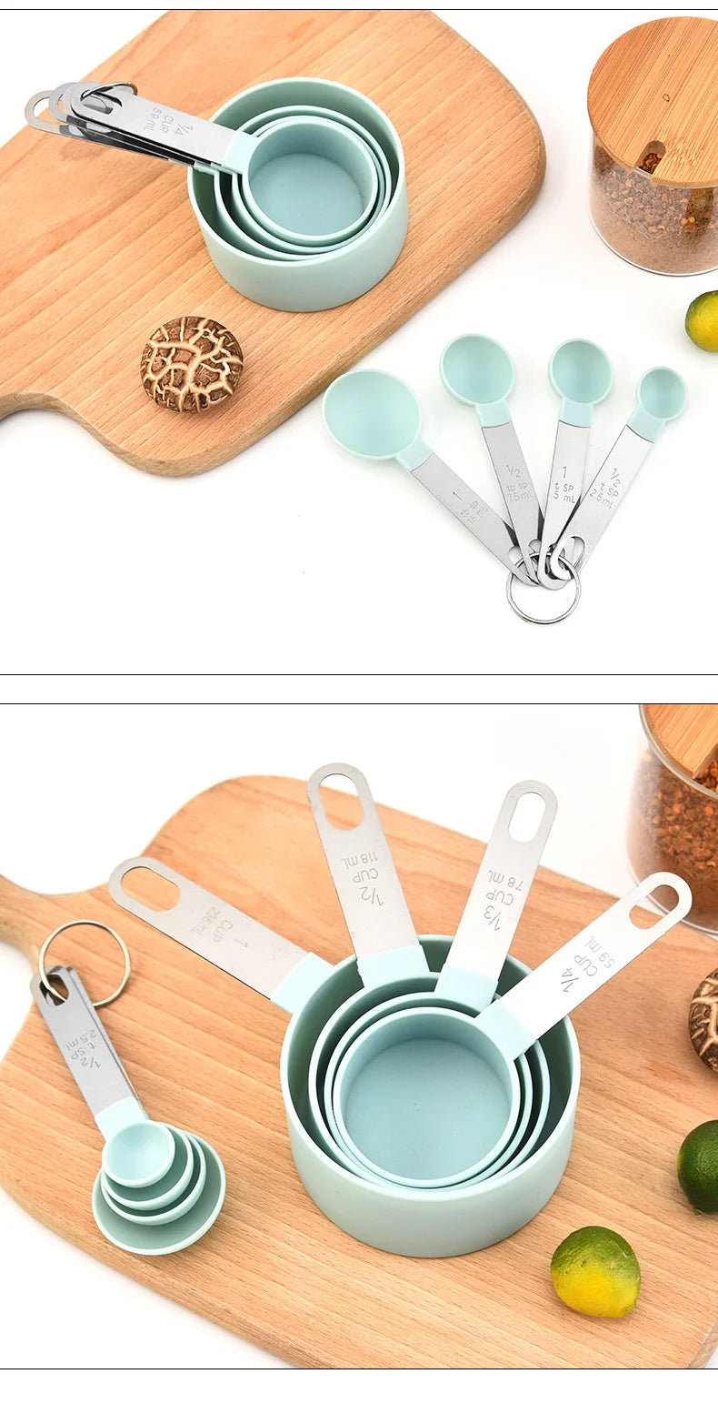 8-piece Silicone Measuring Spoon Set