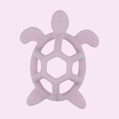 Turtle Pink Bite-Safe Hollow Teething Ball
