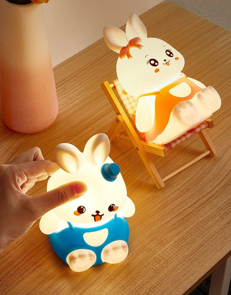 Bunny Silicone Night Light for Kids