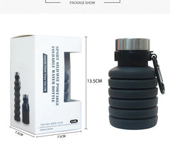 Expandable Silicone Water Bottle for Sports