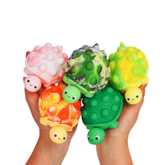 Tortoise Family Silicone Squishies Set