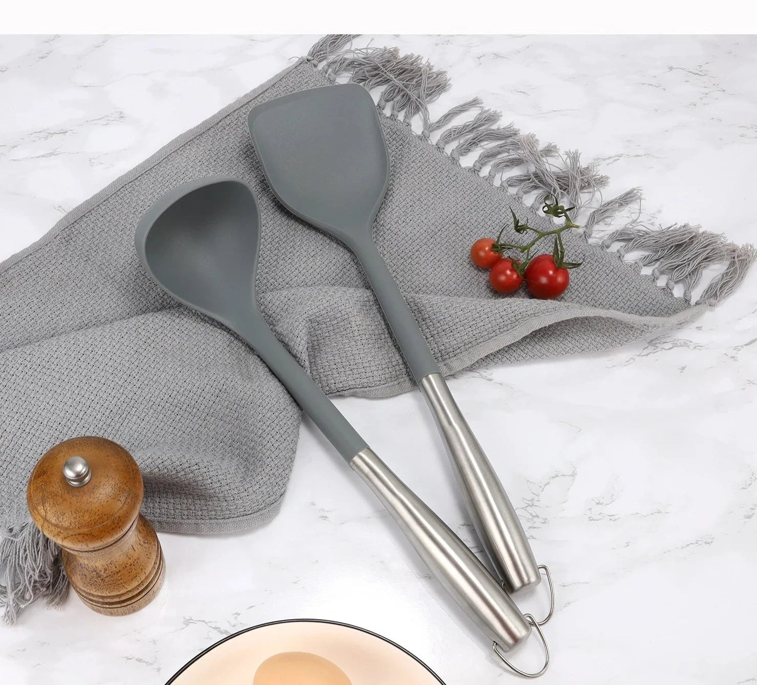 Silicone Cooking Spatula Set