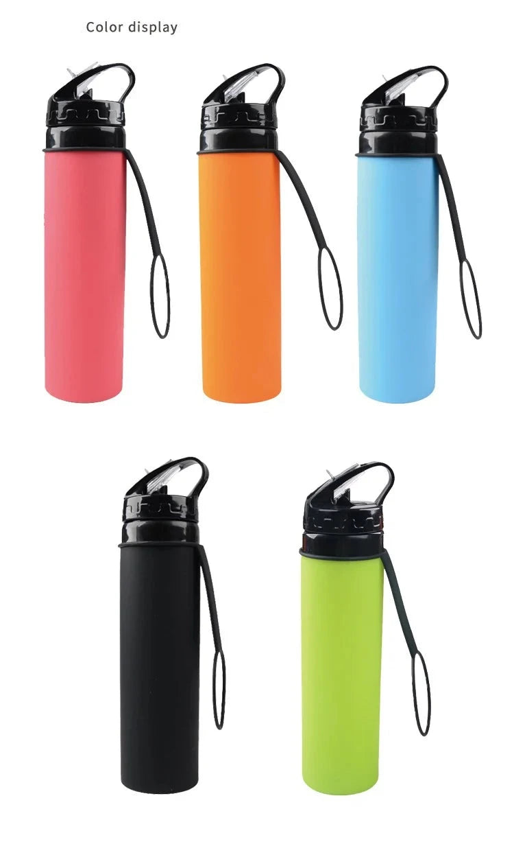 Silicone Travel Water Bottle