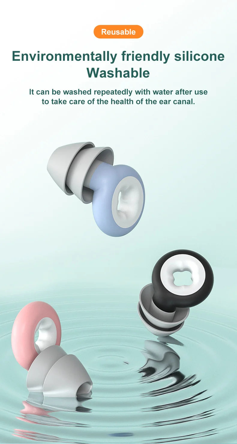 Silicone Sleep Ear Plug With Ear Cap