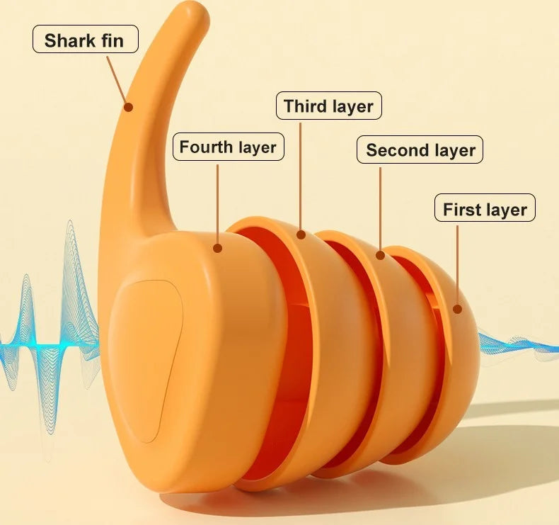 Reusable Sound Insulation Silicone Earplugs