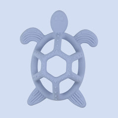 Turtle Blue Bite-Safe Hollow Teething Ball