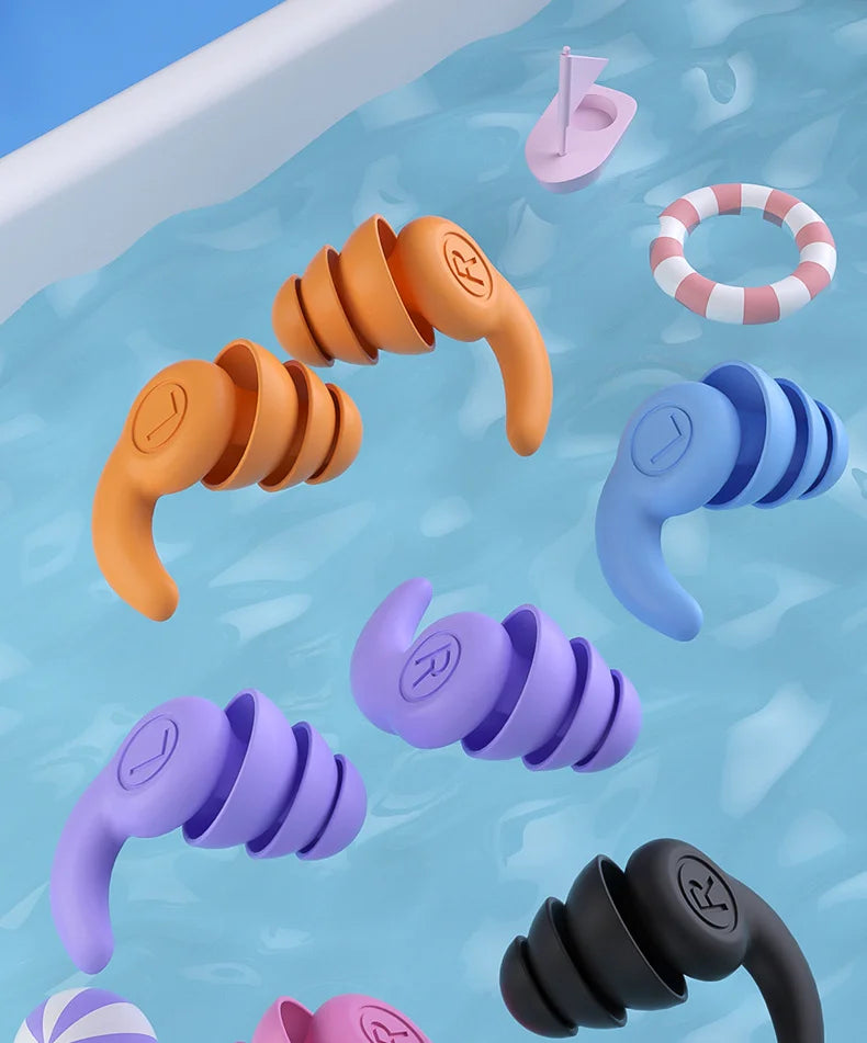 Silicone Waterproof Earplugs