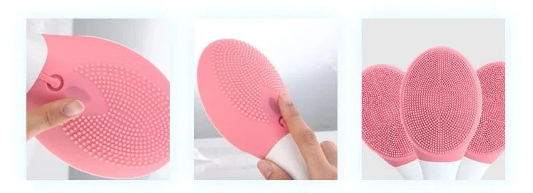 Vibrating massage Silicone Body Scrubber