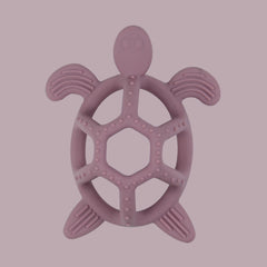 Turtle Purple Bite-Safe Hollow Teething Ball