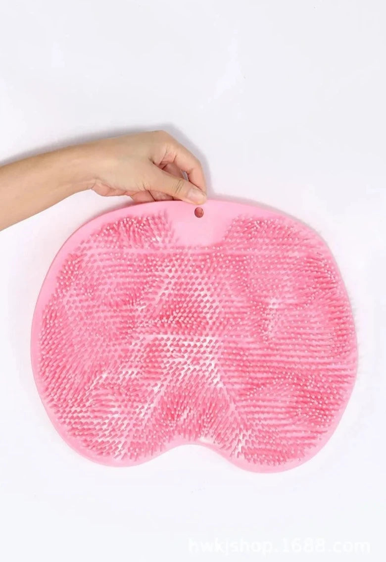 Pink Shower Foot Massager Scrubber