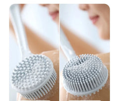 Silicone Body Scrubber with Long Handle