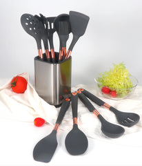 10-piece Silicone Kitchen Cooking Utensils Set