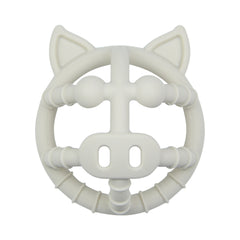 Piggy White Bite-Safe Hollow Teething Ball