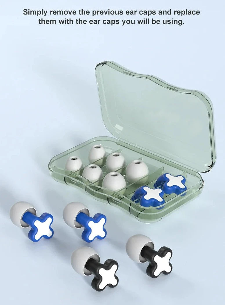 Cross Shaped Silicone Ear Plugs