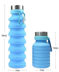 BPA free Silicone Foldable Water Bottle