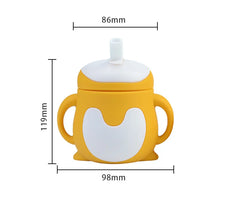 Cartoon Shaped Silicone Baby Feeding Cups