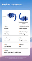 Soft Silicone Sleeping Ear Plugs