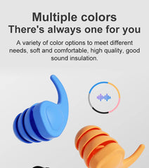 Reusable Sound Insulation Silicone Earplugs