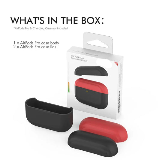 Premium Silicone Two Toned AirPods Pro Case