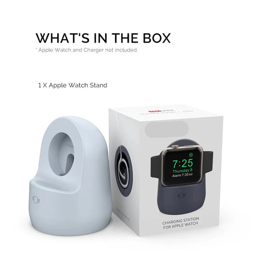 Silicone Apple Watch Charging Stand for Apple Watch Series