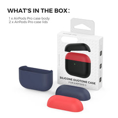 Duotone Silicone AirPods Case for AirPods 3