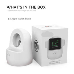 Silicone Apple Watch Charging Stand for Apple Watch Series