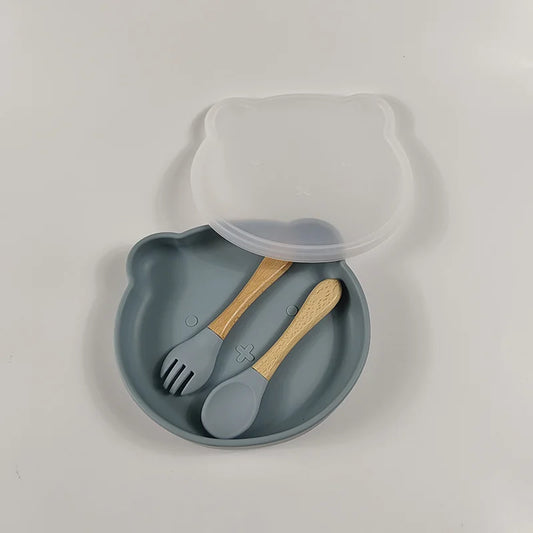 3-piece silicone dinner set