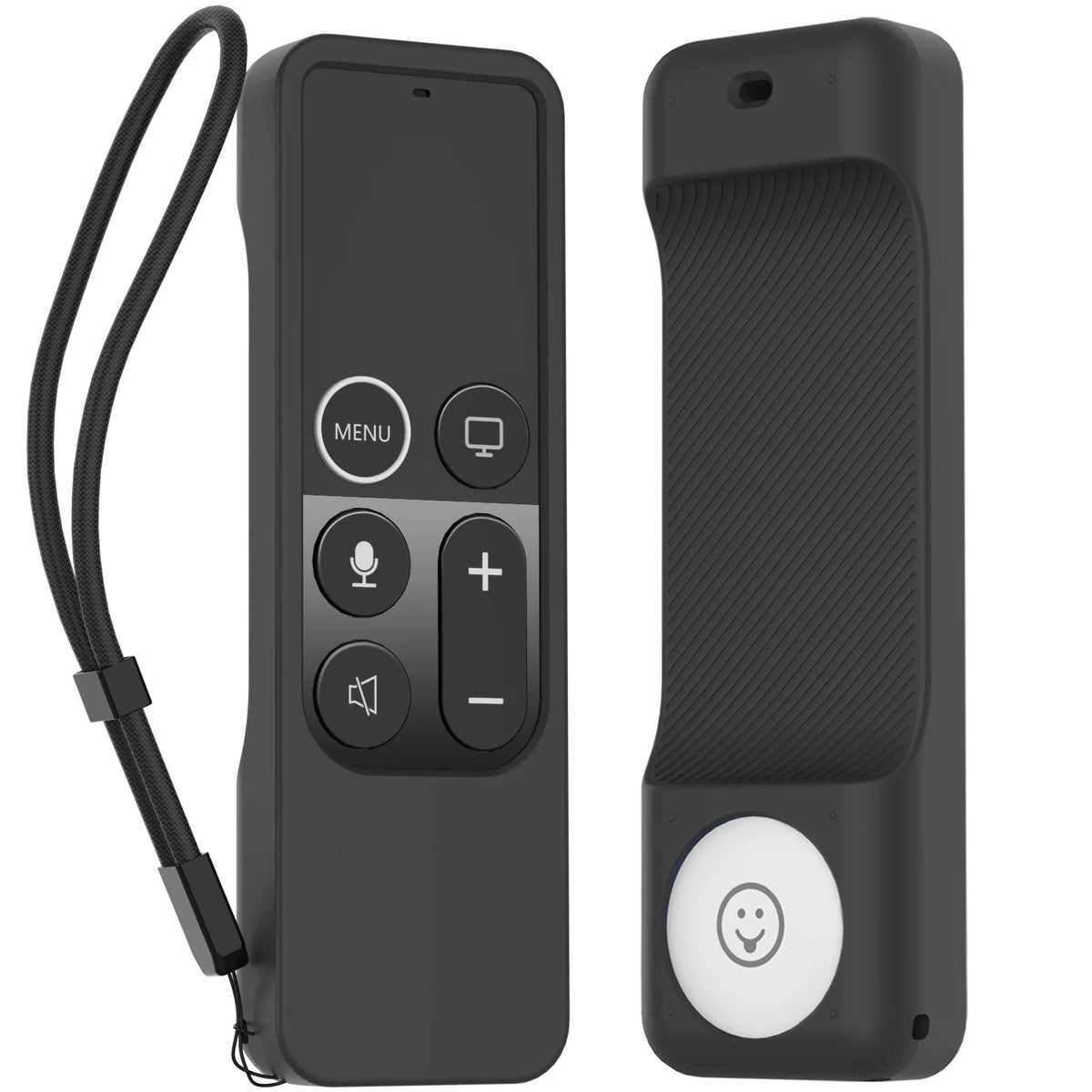 Black Silicone Apple TV Remote Case 4K/HD Siri