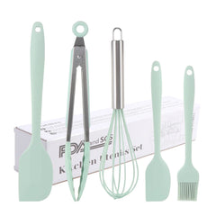 5-Piece Silicone Kitchen Utensil Set