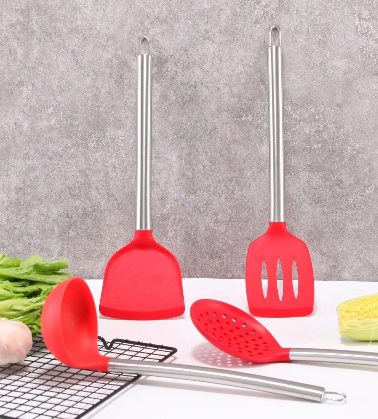 6-piece Silicone Cooking Utensils Set