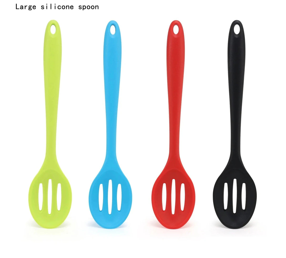 4 Pcs Silicone Slotted Spoon